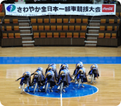 2011全日本一輪車競技大会 グループ演技部門 第3位 ブルースター 12人